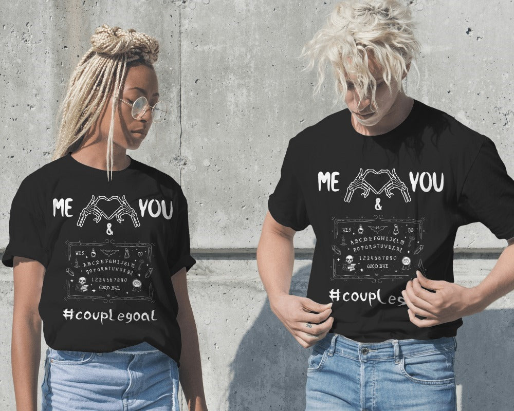 The Ouija Love Unisex Oversize Couple T-shirt