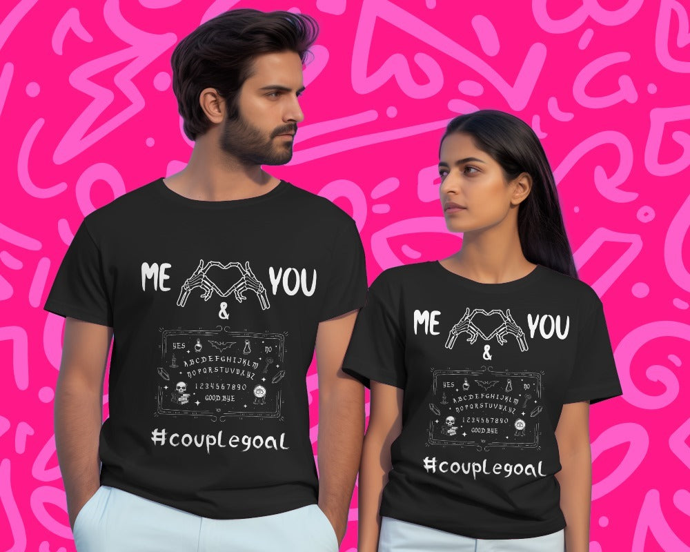 The Ouija Love Unisex Oversize Couple T-shirt