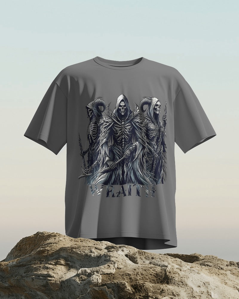 The Triumvirate Wraith Round Neck Half Sleeve T-Shirt