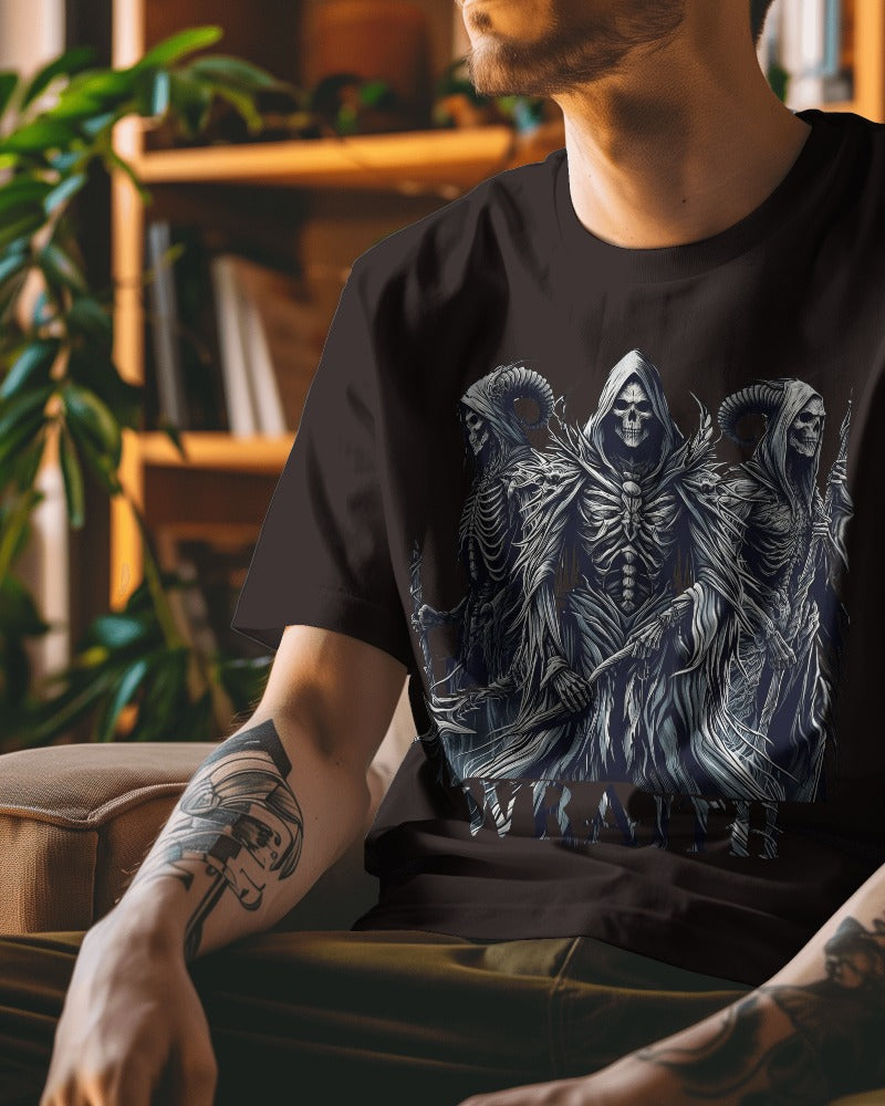 The Triumvirate Wraith Round Neck Half Sleeve T-Shirt