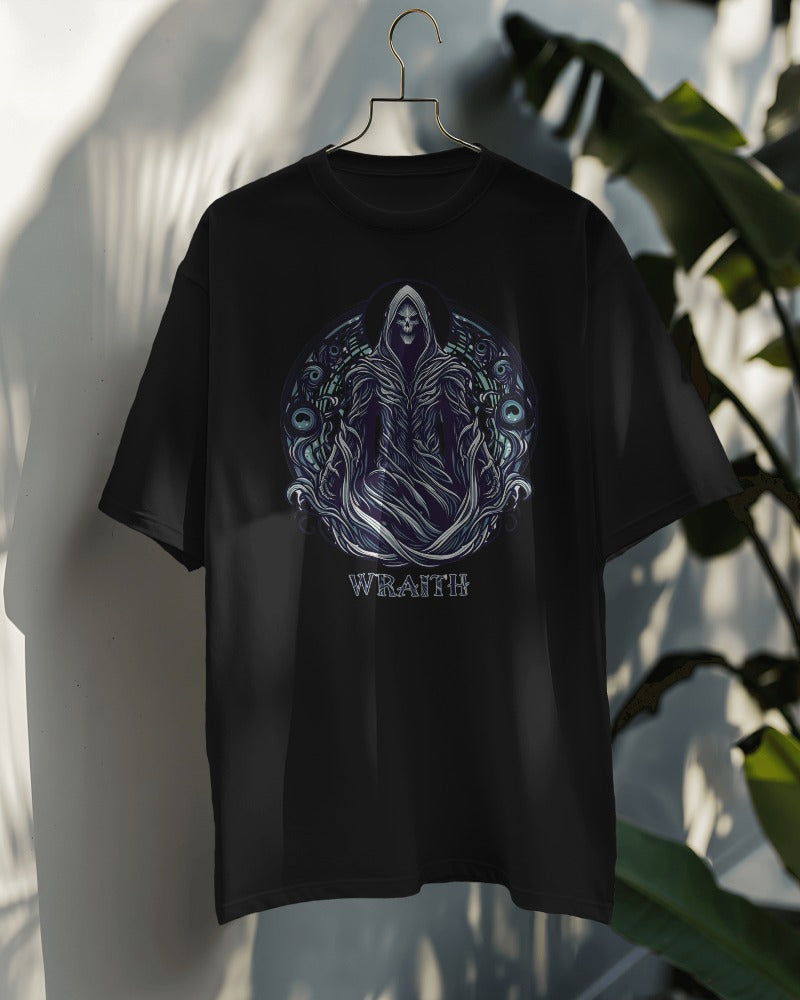 The Ethereal Wraith Round Neck Half Sleeve T-shirt